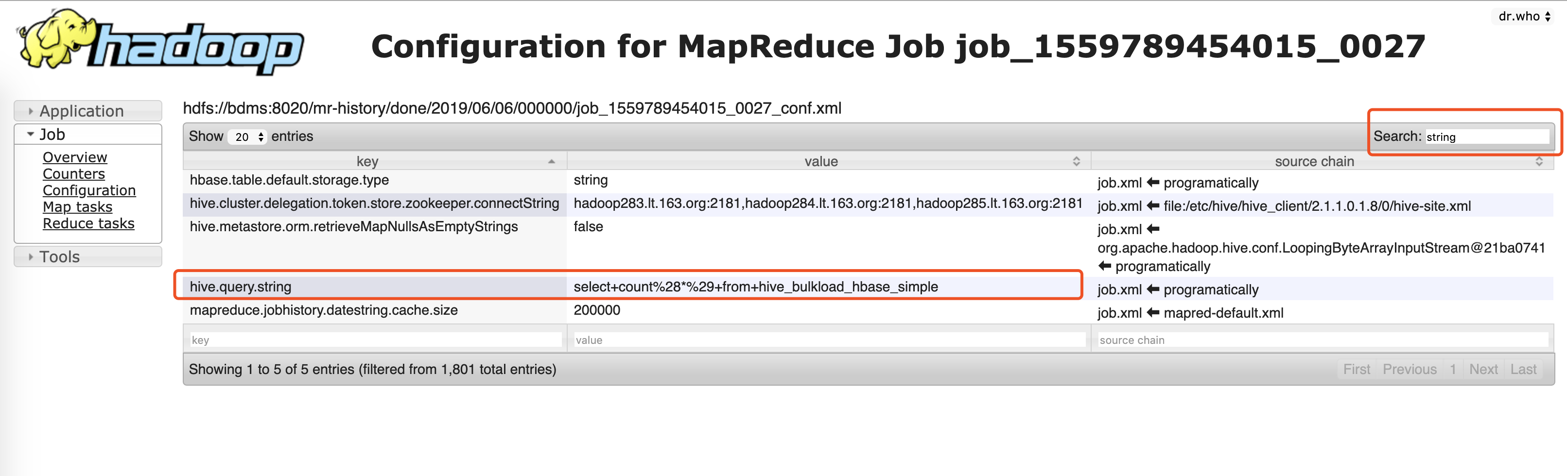 任务运维 FAQ如何在Yarn中查询任务完整的SQL 《有数中台FAQ》